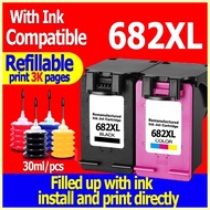 HP 682 ink hp682xl 682 refillable ink cartridge Compatible for 2336 2775 2776 2777 2778 6075 6078 pr