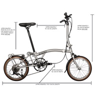 🇸🇬 Ethereal Aluminium Trifold A9 Japan Shimano 9 Speed Foldable Bicycle Bike Foldie