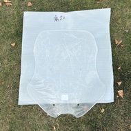 ZONTES 368G ปรับแต่งกระจกป้องกันลมหน้ารถแบบหนาและชัดเจน ปรับระดับกระจกป้องกันลมหน้ารถ อะไหล่และอุปกร