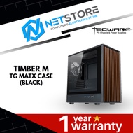 TECWARE TIMBER M TG MATX CASE - (BLACK | WHITE)