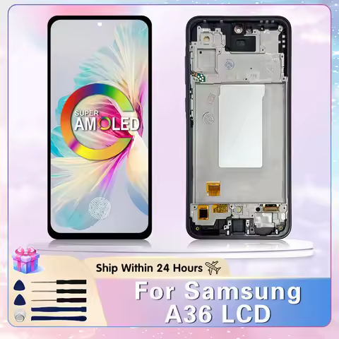 6.7“ AMOLED For Samsung Galaxy A36 LCD SM-A366B Touch Screen Digitizer Assembly For Samsung Galaxy A