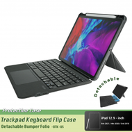 CAPDASE Detachable Bumper Folio BTK-US Trackpad Keyboard Flip Case for iPad Pro 12.9-inch KBAPID1292