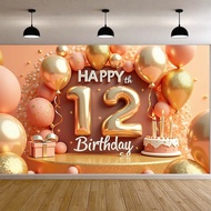 Festive Style Birthday Party Banner Decorative Design Celebration Banner Gift Design Glossy Finish 1