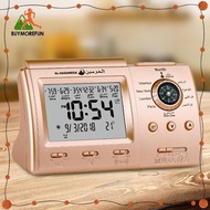 [Buymorefun] Azan Alarm Clock Snooze Temperature Father's Day Gift Decoration Digital Prayer Alarm Azan Alarm Table Clock