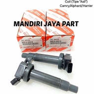 IGNITION COIL - IGNITION COIL TOYOTA ALPHARD VELLFIRE CAMRY HARRIER ORIGINAL WARRANTY 90919-02244