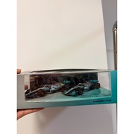 MINICHAMPS 1/43 Mercedes AMG F1 W13 E Performance Hamilton Russell 2022 Bahrain Double Car