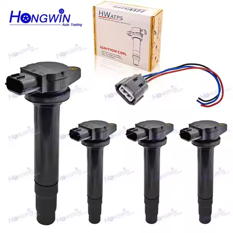 4pcs 22448-4M500 UF32 Ignition Coil Wire Fits Nissan Almera Sentra Primera Sunny Cube 1.8L 95-06 QG1