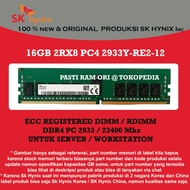 RAM SERVER 16GB DDR4 PC2933 / 23466 Mhz ECC REGISTERED SK HYNIX 2RX8