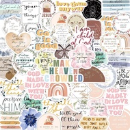50PCS Bible Verse Stickers: Inspirational Christian Stickers for Women, Men, Teens - Perfect for Wat