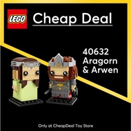 - LEGO Brickheadz 40632 Aragorn & Arwen (261 Pieces)