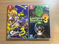 Nintendo Switch 遊戲 Splatoon 3 & Luigi's Mansion 3
