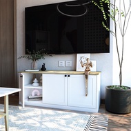 Koncept Furniture ไซด์บอร์ด KC-PLAY รุ่น WIZE สีขาว (120x45x50 ซม.)