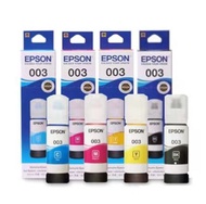 (พร้อมกล่อง)EPSON 003 หมึกแท้ 100%/ราคาถูก ( L1110 / L3110 /L3210 / L3216/ L3150 / L3250 / L5190) 4 