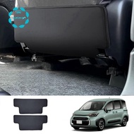 Car PU Leather Seat Rear Protection Pad for Toyota Sienta 10 Series Car Seat Anti-Kick Pad Interior 
