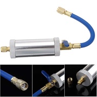 R12 R134A R22 Air Conditioning Car Oil Injection Dye Compressor Oil Injector Tool 1/4" SAE Filler mi