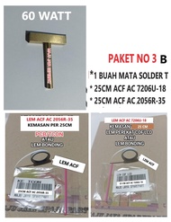 satu paket - lem perekat ic cof lcd tv - ACF-7206u-18 - perekat ic cof lcd tv monitor laptop acf 205