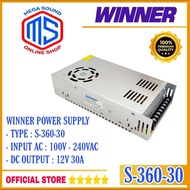 CCTV Power Supply LAMP 12V 30A WINNER FANADA