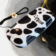 For case OPPO R17 R15 Anti drop cow patterned TPU phone case