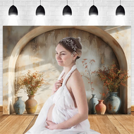 210x150cm Photography Background Fabric Simple Plant Arch Studio Indoor Atmosphere Photography Backg