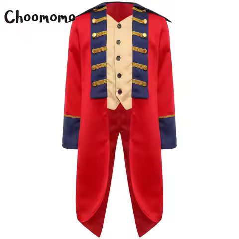 Boys British Redcoat Costume Revolutionary War Founding Father Uniform Halloween Historical Colonial