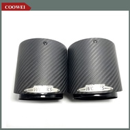 1PCS Exhaust Tip Matt Carbon Fiber Muffler Pipe Fit for Mini Cooper S Exhaust Tip R55 R56 R57 S R58 