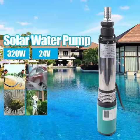 Electric Water Pump DC 24V Solar Pump Farm Pump Home Garden Irrigation Bore Hole Deep Well Submersib