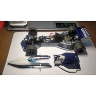 Mini Cut 1/18 Braham BT52 F1 Racing Car, BMW Winning the Only F1 Championship Wince Engine Supplier,