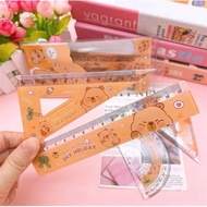 Set of 4 eke Capybara rulers in 20cm bag, many cute designs to choose from