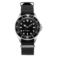 【YF】 Diver Style Watch Japan Movement Rotating Bezel Fabric Strap 40mm Dial