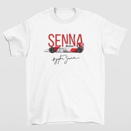 Ayrton Senna T-Shirt, Ayrton Senna Tee Racing Team Shirt Driver Top SENNA F1 Men Women