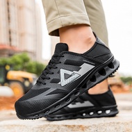 PEAK Men's Compsoite Toe Work Safety Shoes  Lightweight Breathable Anti-smashing Protective Footwear