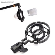 ont  Universal Professional Condenser Microphone Mic Shock Mount Holder Studio Recording  For Large Diaphram Mic Clip Black n