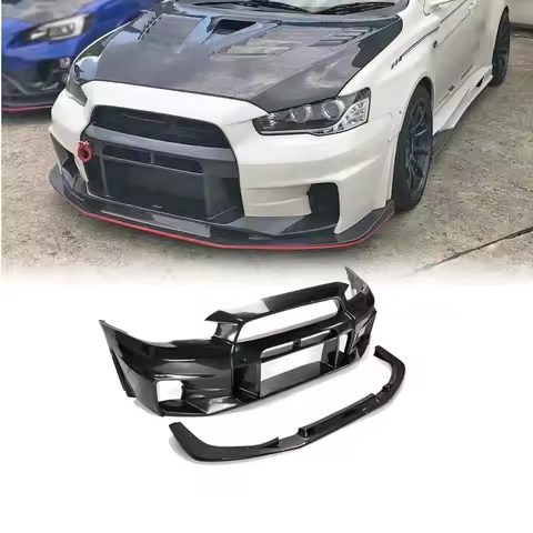 Suitable for Mitsubishi Lancer Evolution X (EVO 10) | Varis Version 3 Fiber Wide Full Set Body Kit