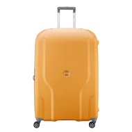 Delsey Clavel 83cm 4 Double Wheels Expandable Trolley Case, Yellow