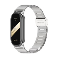 VUAERANG Metal Strap for Xiaomi Mi Band 8 Bracelet Strap for Xiaomi Smart Band 8 Wristbands for Miba