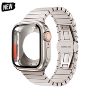 Stainless Steel Strap case for iWatch 44mm 45mm Band Upgrade Ultra 49mm TPU Case Iwatch Series 8 7 6