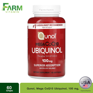 Qunol, Mega CoQ10 Ubiquinol, 100 mg, 60 Softgels