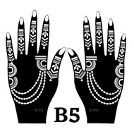Sticker inai / Sticker Henna / Henna Stencil / Mehndi Stencil NEW DESIGN