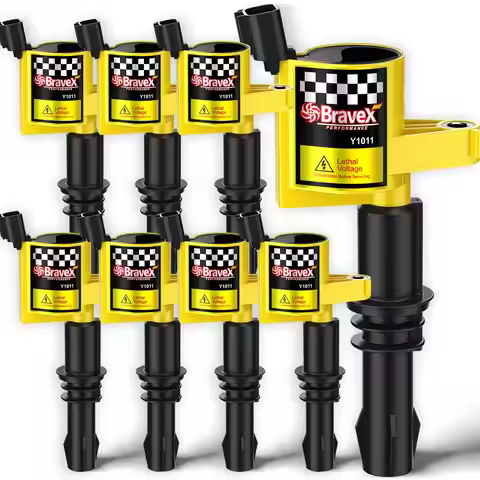 Bravex Ignition Coil Y1011 DG511 C1541 FD508 Ford F150 V8 V10 4.6/5.4/6.8L Crown Vic Lincoln Merc 8P