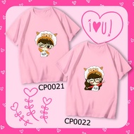 <STOKS SEDIA ADA> BAJU KEKASIH SHEEP COTTON T-SHIRT COUPLE OVERSIZE LELAKI PEREMPUAN LENGAN PENDEK M