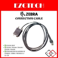 ZEBRA SYMBOL SERIAL CONNECTION CABLE FOR LS2208 DS2208 DS4208 DS4308 DS4608 ALL SYMBOL ZEBRA SERIES
