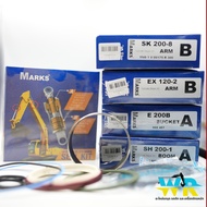 Hydraulic Cylinder Repair Kit PC200-6 BUCKET A. (S6D102E) LONG BOOM.