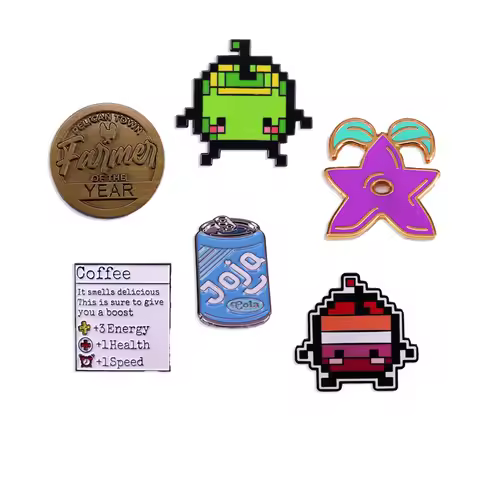 New Stardew Valley Enamel Pin Role Player Brooch Fashion Personalized Backpack Badge Friend Jewelry 