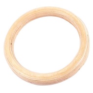 (ZVET) 1Pcs Fitness Rings Training Ring New Wooden 32mm Exercise Fitness Gymnastic Rings Gym Exercis