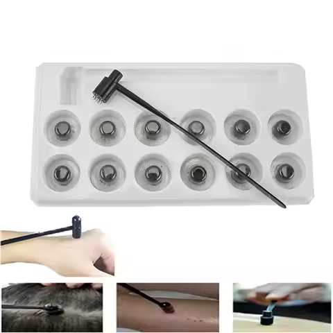 Dermal Hammer Plum Blossom Shaped Blood Hammer 7 Star Needle Dermal Needle Bloodletting Needle for B