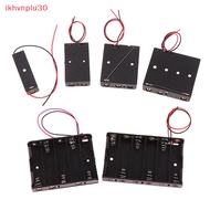 {Ikhvnplu30} Plastic Standard Size AA / 18650 Battery Owner Black Case With New 3V Conductor