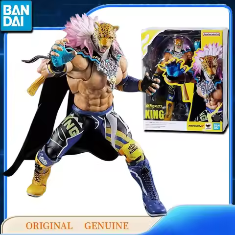 Bandai Original Genuine In Stock SHFiguarts TEKKEN 8 KING Anime Action Figures Toys Kids Gift Model 