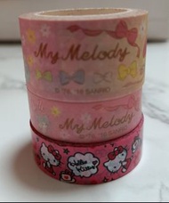 Sanrio My Melody & Hello Kitty 膠紙