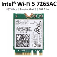 Intel WiFi 5 7265AC Wireless Card Bluetooth 4 M2 NGFF 7265NGW 7265 AC i O6V6