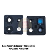 Rear Camera Glass + Frame / Camera Lens XIAOMI Poco X6 5G